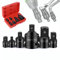 MFLABEL Impact Converter Adapter Socket Set 6-Piece,Converter Adapter Set Fits Impact Driver, Torque Wrench, Power Drill, Ratchet 1/4 3/8 1/2 3/4, TL10091