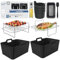 Ninja AF400EU Silikonform | BPA-FREI | Hochwertige Materialien | 2,5mm dicke Silikonform | 2 Stück Airfryer Silikonform für Foodi Max Dual Zone AF400EU | (9,5L AF400EU Zubehör)