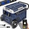 tillvex® Kompressor Kühlbox elektrisch 40-60 Liter | Elektrische Gefrierbox WIFI-APP-Steuerung 12/24 V 230V | Kühlschrank bis -20 °C für Auto, Lkw, Camping (Navyblau, 60 Liter)