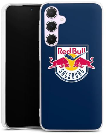 DeinDesign Silikon Hülle kompatibel mit Samsung Galaxy A55 5G Case transparent Handyhülle EC Red Bull Salzburg Offizielles Lizenzprodukt Eishockey