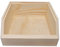 Zeller 13392 Ordnungsbox, Kiefer, ca. 15 x 15 x 7 cm, Holz Natur Sichtlagerbox
