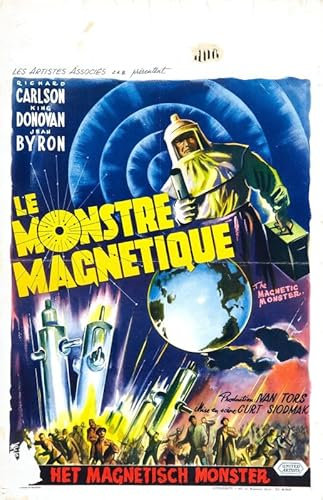 Magnetisches Monster 03 Poster, A4, Wandkunst, Heimdekoration, Filmposter, Leinwand, Film, Kino, Retro, Vintage, Kult, klassisch, Nostargic, Saga, moderner Nachdruck, wir drucken jedes Poster für Sie,