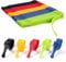 120PCS Reusable Cable Ties 6 × 1/2 Multi-Colour Wire Organizer with Hook and Loop, Adjustable Fastening Cord Ties Wire Management for Home, Office, Data Centers, and Electronics, 5 Colours