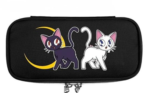 QRKPVHD Große Kapazität Mäppchen, Großes Federmäppchen mit Reißverschluss, Federmäppchen für Kinder,Anime Federmäppchen, Federmäppchen mit großem Fassungsvermögen, Cartoon Pencil Case