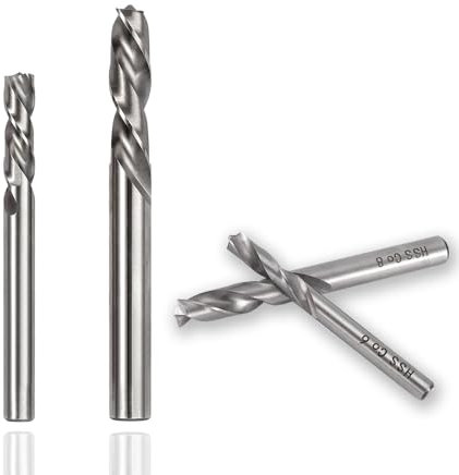 HaoTrade 2 Pieces Spot Weld Drill Bit Set, High-Speed Steel Cobalt Spot Welding Remover Cutter Drill Bits Welder Cobalt Tips, Spotting Cutter Power Drill Spot Welding Cutting Accessories, 6mm & 8mm