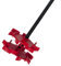 Nivilli TWISTY Dissolver-Set, Rührwerk/Rührstab für Bohrmaschine & Akkuschrauber. Epoxidharz-, Spachtelmasse-, Putz-, Farb-Mixer. Blasenfreie Vermischung. Stab 500mm (Ø10mm) + 2x Scheibe 100mm
