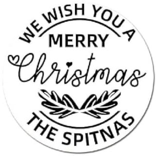 LZYWOD Timbro per biscotti di Natale personalizzato, biscotti di buon Natale con il tuo nome, per regali Bakin Family Last Handcrafted