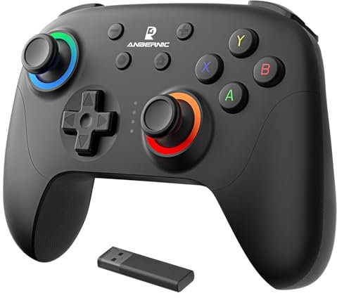 BuLuHAHA RG P01 Controller für PC Android IOS Steam Switch Gamepad Bluetooth RGB Hall Effect Joystick XBOX Game Controller ANBERNIC RGP01 mit Gyroscope Dual Vibration Dauerfeuer funktion