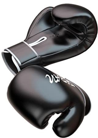 BESPORTBLE 1 Paar Handschuhe Kickboxen Kampftasche Männer Kostüm Boxbandagen Ofen Bausatz mit Ausbildung Boxen innen Boxpolster Boxing Gloves boxhandschuh Box handschuh Pu Black