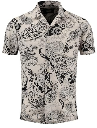 KEY LARGO Men Hemd MSH KLPARK 1/2 Patterned