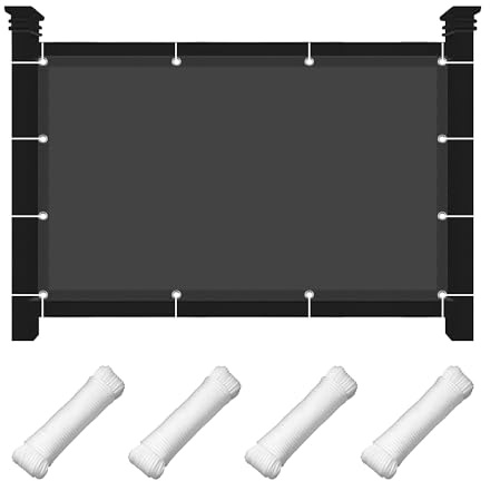 Toldo Vela de Sombra con Agujero 4 x 6 m 98% Protección UV Lona para Toldo Lona Libre Kit de Fijación para Exteriores Terraza Balcon Patio Jardín, Gris Oscuro