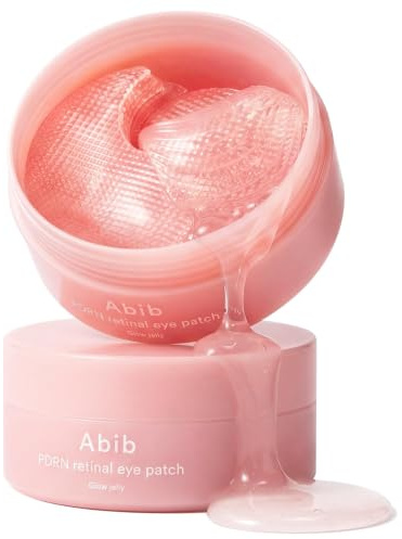 Abib PDRN Retinal Patch Occhi per Occhi Stanchi & Gonfi con Glow Jelly, Niacinamide, 60 Pezzi, Skincare Coreana