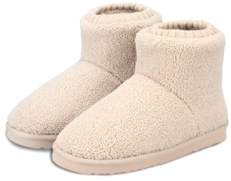 Isotoner® Ladies Borg Boot With Cuff Detail