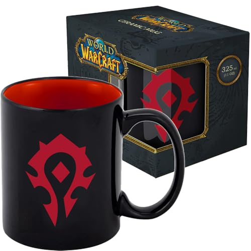 Blizzard World of Warcraft Tasse Horde Black (311.8 g / 330ml) mit Geschenkverpackung