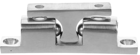 Vaguelly Loquet à Bille à Ressort en Acier Inoxydable pour Portes de Bateau | Argenté, Montage Inclus, Usage pour Tiroirs, Adapté aux Navires et Yachts