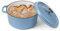 Pink Dutch Oven, Enameled Cast Iron Dutch Oven Pot with Lid, 5 Quart Round Enamel Cookware Crock Pot, French Oven with Dual Handle and Cover Casserole Dish 9.45 Inch
