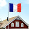 FSFLAG Drapeau Français - Drapeau France - 9,5 x 1,5 m - Polyester 400D et deux œillets en laiton - Résistant aux UV et à la décoloration - Double couture