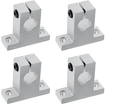 eMagTech SK16 Linearwellen-Halterung, 16 mm, CNC, lineare Bewegung, Kugelgleiter, Schienenunterstützung, Führungswellen, Lager für 3D-Drucker, Multi-Achsen-Maschine, 4 Stück