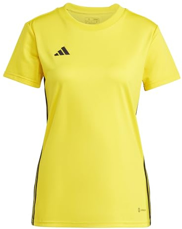 adidas Women's Tabela 23 Jersey Shirt, Team Yellow/Black, XL