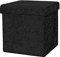La Maison Large Ottoman Foldaway Storage Blanket Toy Box Bench Crushed Velvet Pouffe Footstool Ottoman