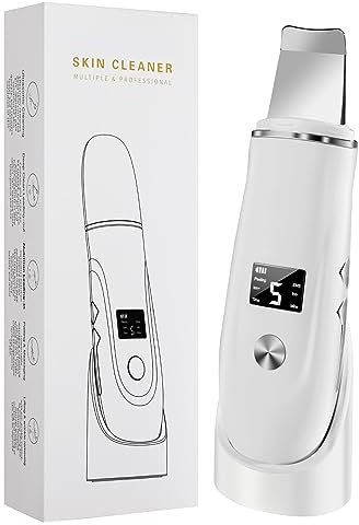 Ysxuan Espátula Facial Exfoliante 4 en 1 - Herramienta para Eliminar Puntos Negros, Limpiador de Poros y Limpieza Profunda - Con Cargador USB