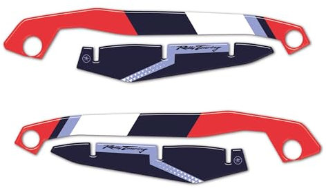 labelbike - Adesivi Gel 3D Protezioni Paramani moto compatibili con Honda Transalp 2023 Bianco