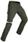 Wespornow Herren Zip-Off-Wanderhose-Abnehmbar-Trekkinghose, Atmungsaktiv Outdoorhose Arbeit Outdoor-Hosen-Cargohose Schnell Trockend Sommer Funktionshose mit 5 Taschen (Grün, 4XL)