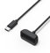 Oumida Ladekabel Kompatibel Mit Fitbit Charge 5/6 Und Luxe - USB C Ladestation Charger Cable Dock Kabel (Schwarz)