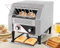 Tostadora Comercial, 150/300/450 Rebanadas/H, Tostadora de Acero para Restaurante con Cajas de Almacenamiento, Tostadoras Industriales de Alta Resistencia, Tostadoras de Bagels,450 Tranches/H