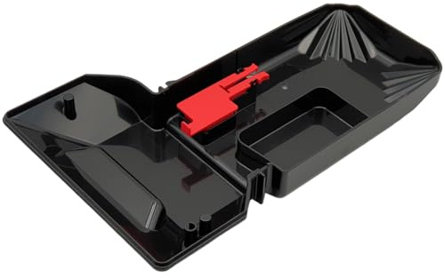 NaschLager Abtropfschale 11023213 schwarz | Kompatibel mit Bosch Siemens EQ.6 / EQ.6 plus (TE6, TES6, TIS6), rotem Schwimmer, passend für TE651509DE, TE653501DE