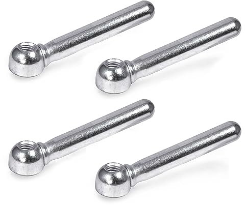 Ganter Normelemente | Spannmutter - GN 99.5-100-M12 | Stahl verzinkt | 4 Stück