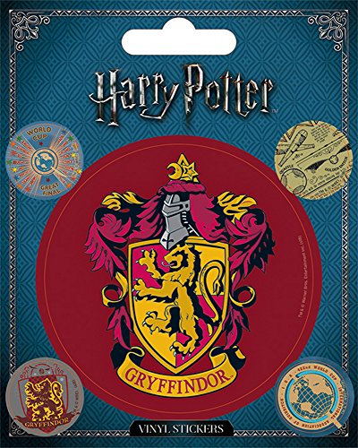 Harry Potter - Gryffindor Crest - Stickerset Set 5 Sticker Aufkleber - Magie Fantasy