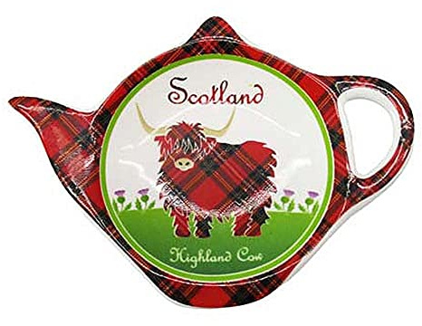FANCYTHAT and SCIFI PLANET Highland Cow Teabag Holder