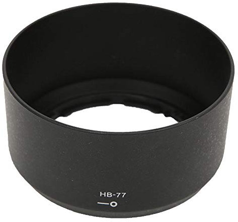 VBESTLIFE Kamera-Gegenlichtblende, HB-77 Kunststoff-Gegenlichtblende Ersatz für AF-P DX 70-300 mm 1: 4,5-6,3 G ED/VR-Objektiv.