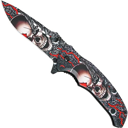 Haller Taschenmesser Nightmare IV Skull Chain