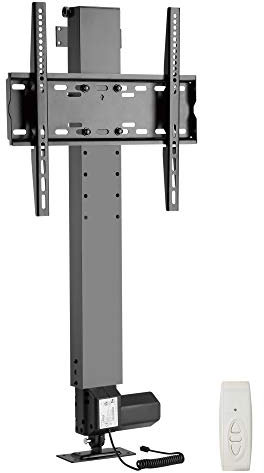 RICOO FE6244 Ascenseur TV Support TV Motorisé Lift TV électrique Meubles Télévision 32-48 (81-122cm) VESA 200x200-400x400 Noir