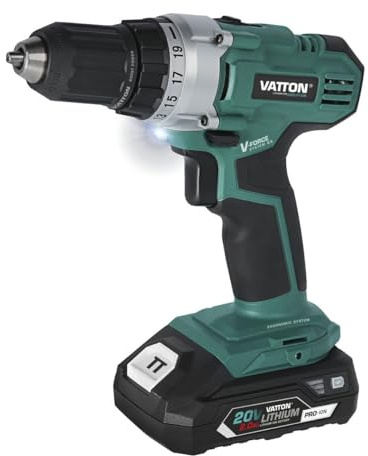 TALADRO ATORNILLADOR VATTON 20V ecoiluminaled