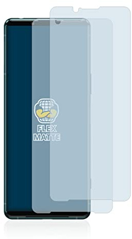 BROTECT Schutzfolie für Sony Xperia 5 III | 2 Stück Entspiegelnder Displayschutz Made in Germany Matte Full-Screen Folie Full-Cover 3D Curved Anti-Reflexion Montage Kit