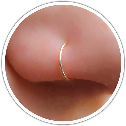 Tiny Nose Ring Hoop 20 G Nose Piercings Hoop - 14K Gold Filled Nose Piercings hoop