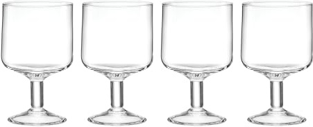 Lenox Tuscany Classics Stackable Drinkware, Glass, Dishwasher Safe, Wine Glasses, Set of 4 (4 Piece)