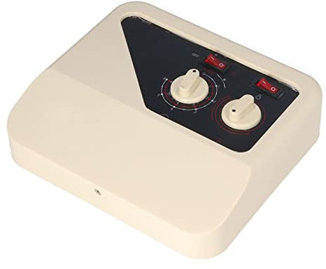 Natudeco Saunaofen-Controller PP Shell Saunaofen-Zubehör Externer Saunaofen-Controller Ersatz mit Sondenkabel für 9 bis 15 kW Saunaofen 380 V