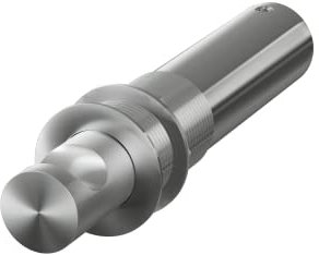 Bernstein versenkbarer Handtuchhalter Handtuchhaken Gästehandtuchhalter InDot Wandmontage Schrankmontage Aluminium Rund - Farbe: Aluminium