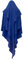 OBEEII Khimar-Hijab für Damen, Hijab Zum Überziehen mit hohem Jilbab für muslimische Dubai Naher Osten Damen Muslim Premium Kopftuch Schal Royal Blue Einheitsgröße