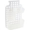 COM-FOUR® Ensemble d'étagères de salle de bain 4 pièces - Rangement suspendu pour salle de bain et cuisine - Organisateur suspendu au-dessus des armoires et des portes (Panier suspendu 4 pièces blanc)