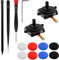 PAIRIER 2 Pcs Joystick Replacement Kit for Oculus Quest/Meta Quest 2 Controller,Left & Right Joystick Analog Thumb Stick Repair Kit with Joystick caps,Repair Tool Set for VR Controller