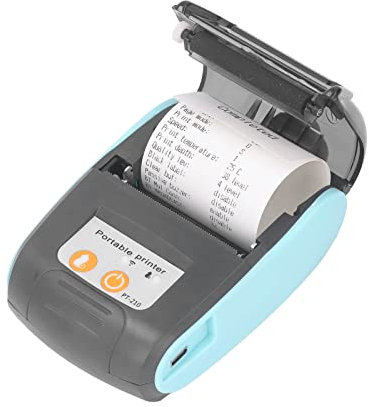 Fafeicy Impresora Térmica de Recibos Bluetooth Impresora de Recibos Portátil Inalámbrica de 58 Mm para Android IOS Windows (con bolsa de almacenamiento)