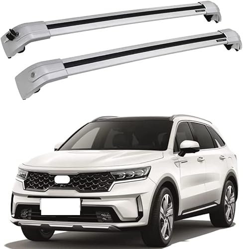 2 Stück Dachträger für Kia Sorento III/Prime 2020 2021 2022, Querträger Gepäck Cargo Top Dachgepäckträger, Auto Dachgepäckablage Zubehör