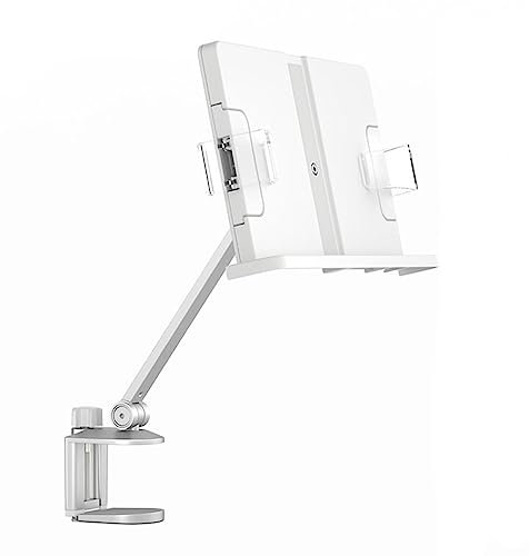 Schreibtisch Klemmen Aluminium Lesen Buch Stand Multi-Winkel Einstellbar Lesen Buch Halterung Tisch Camping Buchhalter Tablet Stand