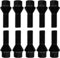 TRACER 10 tornillos de rueda, perno cónico, negro, M14 x 1,5, 45 mm