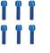 Bike Handlebar Stem Screw, 6pcs Stainless Steel Bike Handlebar Stem Bolts M5*18mm Bolts （C）